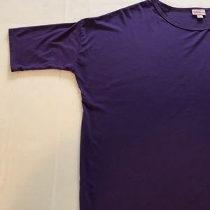 LuLaRoe XL Irma solid purple